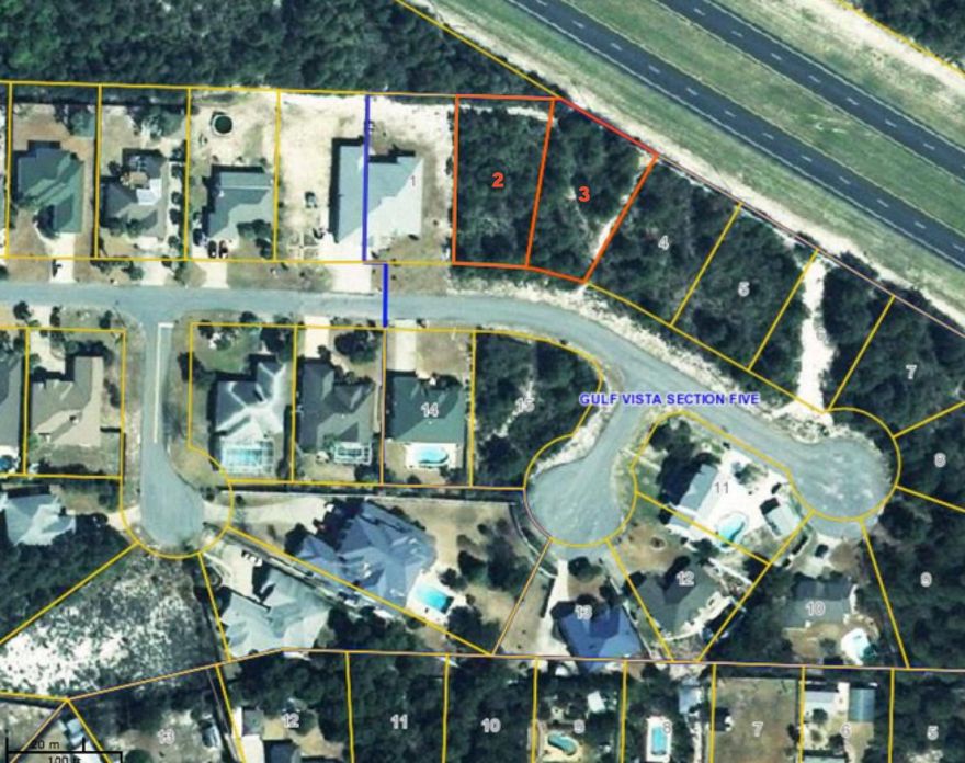 Seller to provide 1K Buyer incentive for full price offer. Splendid location to build a single-family home or the perfect vacation getaway of your dreams! These two adjacent, level parcels have mature trees and are neatly positioned near the bottom of a cul-de-sac. Seller has verified that county has consented to the coupling of the lots for construction. This beautiful neighborhood is perfectly situated near all amenities. Lots are within a .5 mile to the Gulf of Mexico and its beautiful sugar-white beaches. Beautifully maintained neighborhood has no HOA fees. Buy now and be a local! **Parcels to be sold together.
Parcel # for Lot2: 35370-782-000
Parcel # for Lot3: 35370-782-000