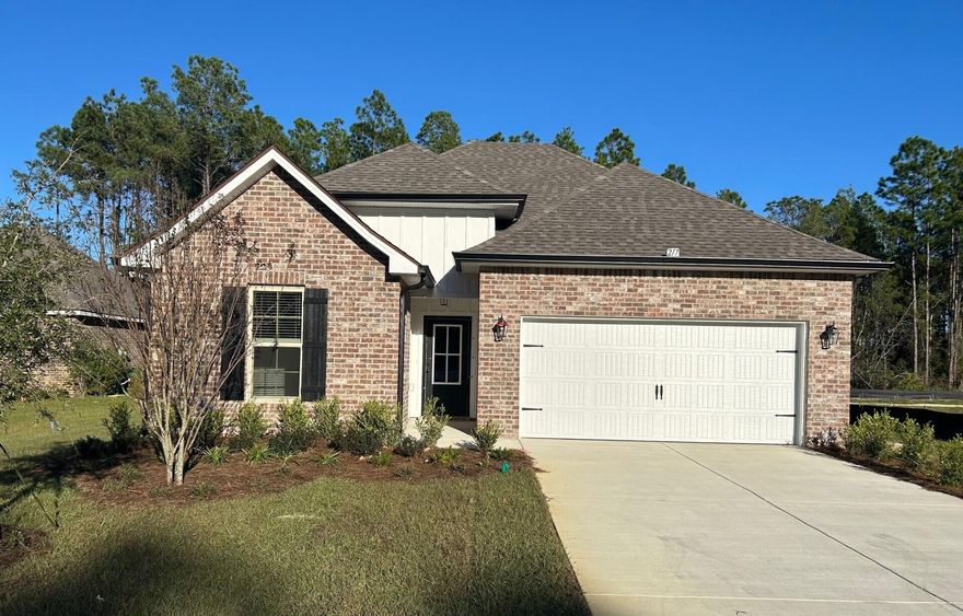 The CEDAR IV G in Starburst at Hammock Bay community offers a 4 bedroom, 3 full bathroom, open design. Upgrades added (list attached).  
Features: double vanity, garden tub, separate custom tiled shower, and walk-in closet in master suite, en suite bath in bed 2, kitchen island, walk-in pantry, boot bench in mudroom, covered rear patio, crown molding, recessed lighting, framed mirrors, smart connect Wi-Fi thermostat, smoke/carbon monoxide detectors, landscaping package, architectural 30-year shingles, flood lights, and more!
Energy Efficient Features: water heater, kitchen appliance package with electric range, vinyl low E windows, and more! Energy Star Partner.