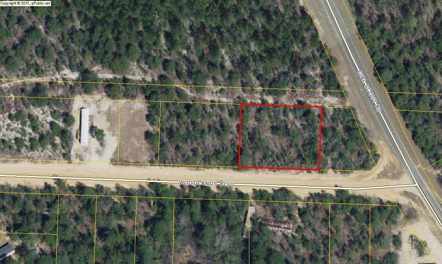 Two lots centrally located between DeFuniak Spgs and Mossy Head. Water and Electricity are available on the street, lots are close to paved road. Trees are on the lots, build to suit or set up a mobile home. These lots are unrestricted. Call for your tour today!