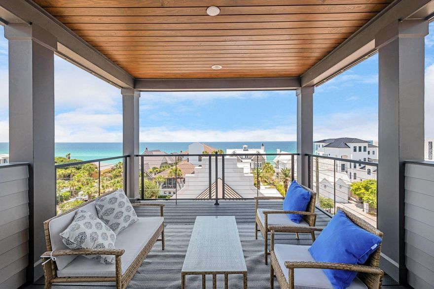 Welcome to Seagrove Heights, where the essence of elevated living along 30A reaches its pinnacle. Among the exclusive collection of seven bespoke custom offerings, Lot 2 stands as the largest, boasting an impressive floor plan that stretches across three levels, encompassing over 7,200 square feet of sheer opulence once completed. Every detail of this magnificent home has been carefully crafted to create an unparalleled living experience. Step inside and be greeted by masterful craftsmanship and exquisite features. Custom-designed crown molding adorns the ceilings, while thick-cut stone countertops exude elegance in the kitchen and bathrooms. Luxury appliances elevate the culinary experience, ensuring the utmost convenience and style. Floor-to-ceiling  windows bathe the interior in natural Among the exclusive collection of seven bespoke custom offerings, Lot 2 stands as the largest, boasting an impressive floor plan that stretches across three levels, encompassing over 7,200 square feet of sheer opulence once completed. Every detail of this magnificent home has been carefully c windows bathe the interior in naturalight, bringing the outside in and creating a seamless connection to the serene surroundings. As you ascend to the top level, a watchtower awaits, offering breathtaking views that extend beyond imagination. From this vantage point, you can marvel at the beauty of the landscape and immerse yourself in the tranquility that envelops the area. The compound design of this home provides a private sanctuary for both friends and family, ensuring precious moments together are cherished and cherished memories are created. Notable fixtures and finishes grace every corner, with custom tilework and hand-scraped wood flooring adding warmth and character. The painted brick exterior showcases timeless sophistication, while the custom cabinetry throughout the home exemplifies fine craftsmanship. The two-car garage offers convenience and security, while a private pool invites you to indulge in relaxation and leisure. Multiple outdoor living spaces beckon you to savor the gentle coastal breeze and embrace the joys of alfresco living. With new construction as a notable update, this home embodies the epitome of modern luxury, catering to the desires of discerning homeowners seeking a nano doors that seamlessly merge indoor and outdoor spaces, every aspect has been thoughtfully designed to create an atmosphere of refinement and serenity. Seagrove Heights offers additional amenities to enhance your lifestyle, including a private pool for leisurely dips and refreshing swims. The allure of multiple outdoor living spaces invites you to unwind and entertain, while the top-floor watchtower presents an elevated perspective on the captivating surroundings. This remarkable home presents an exceptional opportunity for those seeking a second home that embodies elegance and sophistication. Immerse yourself in the allure of Seagrove Heights and experience the coastal lifestyle at its finest.