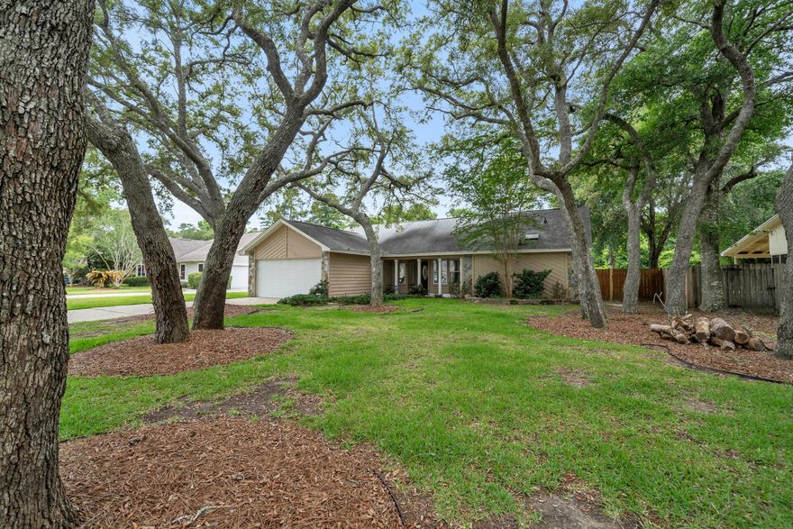 FANTASTIC, RENOVATED HOME IN BLUEWATER BAY ON .37 ACRE W/NEW ROOF TO BE INSTALLED!  W/walking paths, swimming pools, tennis, golf, marina, schools & shopping close by, start living the Bluewater lifestyle you've always wanted.  The bright, spacious Great rm, w/10 ft ceil, arched walkways & angled whitewashed fireplace takes center stage.  Offering an open floor plan w/several 'flex' spaces, there's plenty of room for a formal dining, 2nd liv area, office, play or workout rm.  Freshly painted walls & newly buffed tile floors provide an open, airy space.  Beautiful granite counters w/eating bar & SS appl accent the newer kitchen w/adjoining dining area.  You'll love the huge master w/plenty of rm for an office or sitting area & updated maser bath w/walk-in closet. NEW ROOF TO BE INSTALLED & 2018 HVAC provide peace of mind & affordable insurance. Giant, fenced backyard provides privacy & plenty of room for a pool. Located in the heart of Bluewater Bay, everything is close by and the white sandy beaches of The Emerald Coast are less than 15 min away.