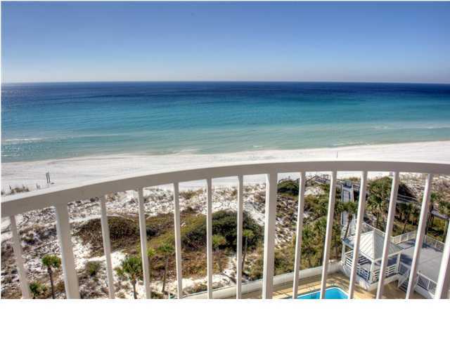 Relax and enjoy the beautiful sunsets from the 8th floor of this Gulfside 1 east end unit. This immaculate 3/3 bath unit is being sold fully furnished and rental ready. Hidden Dunes is a resort with 27 acres of manicured grounds. Features include a gulf front pool and hot tub, private beach and dune walk over, six rubico tennis courts, a professionaly staffed tennis facility, lighted basketball courts, gated security, and a seasonal tram through the entire resort. Close by outside the gates, you'll find top rated restaurants, shopping, entertainment, grocery stores, churches and a huge outlet mall. Don't miss this one...this may very well be it...!!