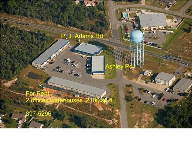 Conveniently located South I-10 close to Duke,. Newly re-modeled 1000 square footage of nicely finished Office Space and 1200 square footage of Warehouse Space. There is a large open reception area, back office with open window to front reception with a separate larger work space with storage. The lease amount includes normal water and garbage usage and major repairs and maintenance of common areas, security lights and property taxes and insurance. Richey Developers will be the property managers of this property. Sample lease available upon request of serious tenant.
