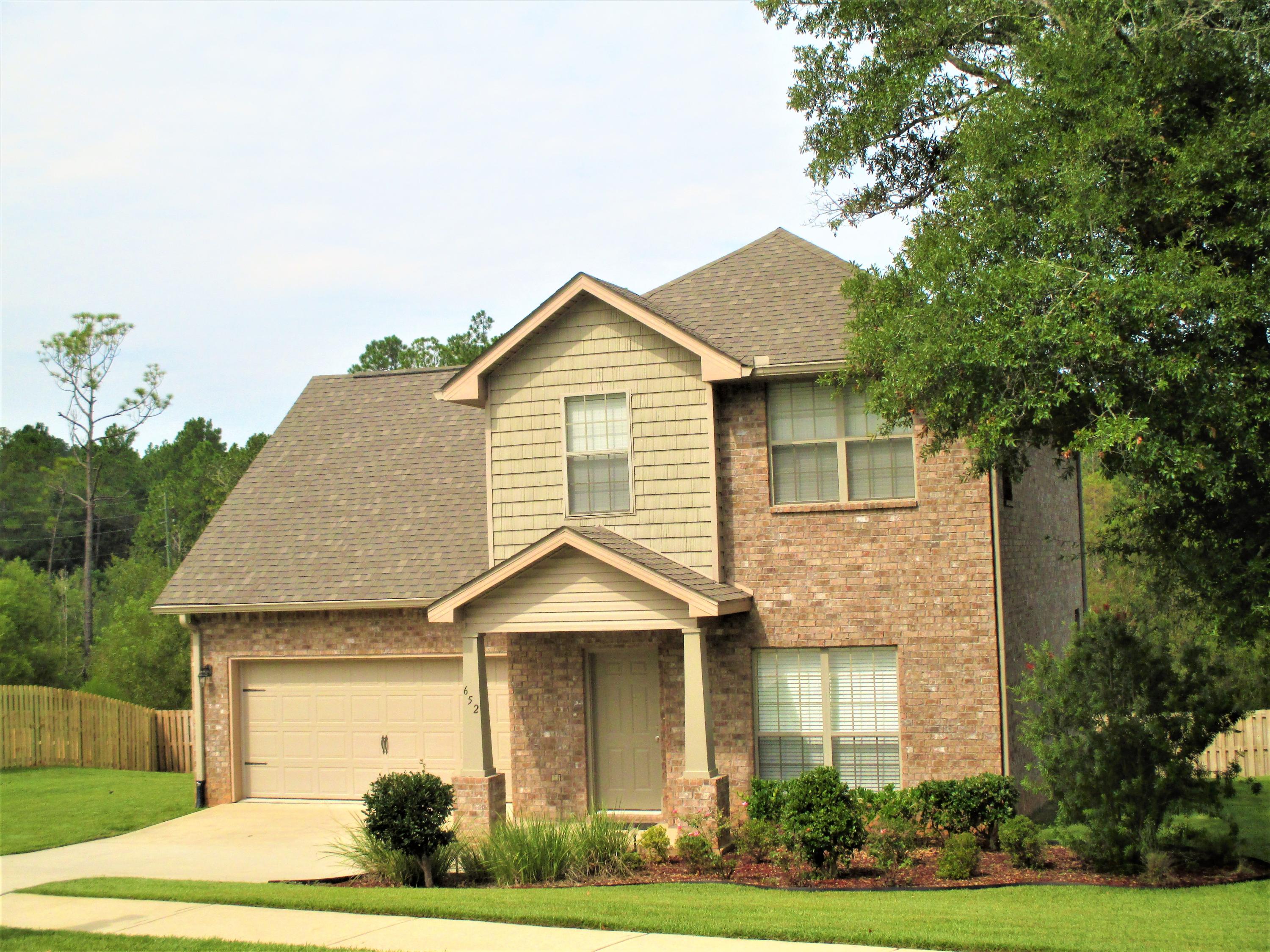 Better than New!!! Pristine condition!!! Closing Cost Assistance!!! Remarkable Bonus room!!! Oversized 2-car Garage accommodating large trucks!!! WiFi Garage door opener!!! Washer & Dryer included!!! Separate meter for sprinkler!!! Energy Select!!! Large kitchen!!! Maple cabinets!!! Granite countertops!!! Under cabinet lights!!! Breakfast Bar!!! Pantry!!! State of the art Refrigerator!!! Crown Molding!!! Open Floor Plan!!! Walk-in Closet!!! 2.5 Bath Rooms!!! Great storage!!! Upstairs Laundry Room!!! Blinds!!! Termite bond!!! Great Curb Appeal!!! Beautiful Deck!!! Gutters!!! Large fenced-in back yard!!! Backing up to wooded area!!! French Drains!!! South Crestview!!! Fox Valley!!!Schedule your showing today!!!
