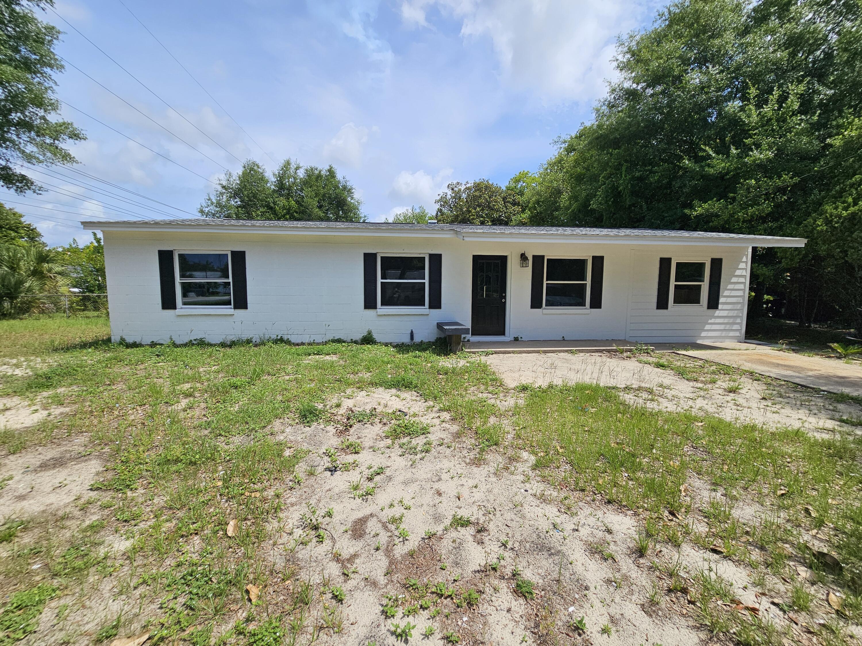 Welcome to this completely remodeled 5-bedroom, 2-bathroom home offering 1,776 square feet of updated living space! Inside, you'll find brand new bathrooms, refreshed bedrooms, new flooring throughout, updated appliances, and a new HVAC system, everything you need for comfortable, modern living.The spacious, fully fenced backyard includes a gate facing the road, making it easy to securely store a boat or utility trailer. Located 5 miles to Eglin AFB and 10 miles to Destin, this home is ideally situated for both convenience and lifestyle.* 12-month lease with renewal option* First month's rent, last month's rent, and security deposit due at signing* Pets allowed (up to two) with a \$250 non-refundable pet deposit per pet