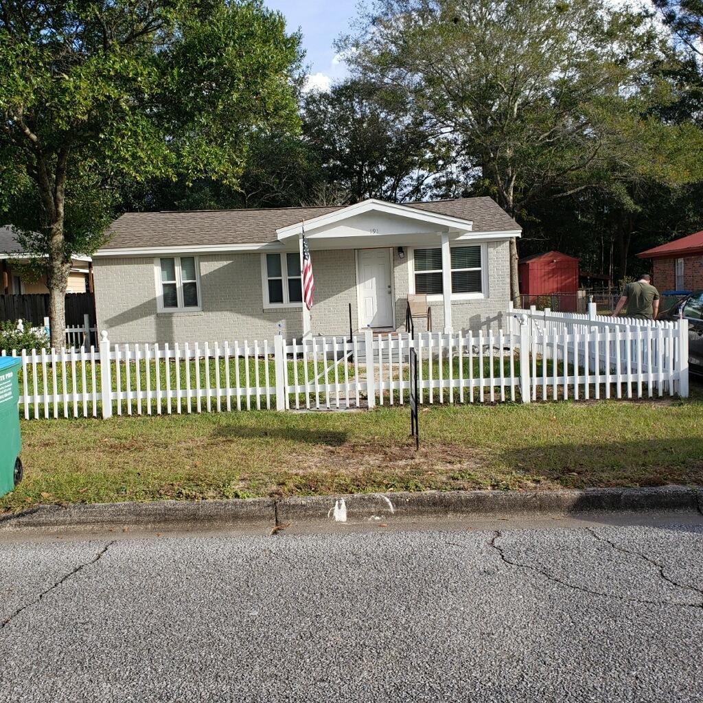 Adorable remodeled home in the heart of Crestview. All Brick 2 bedroom 2 bath~ Upgraded kitchen cabinets, sink and stainless steel side by side refrigerator and smooth top stove~ Stackable washer & dryer convey as well as flat screen tv on the screened back porch to enjoy the football games as well as cooking out~ Fenced yard~ Shed with two lean tos , back yard fenced as well as front yard~ This home is move in ready~