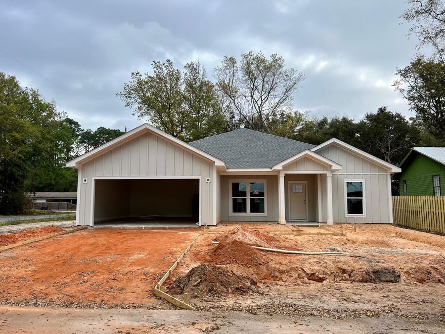 New Construction in Point Washington! This 2200+ sf home is under construction and expected to be completed in February 2023. The 4 bedroom/2.5 bath floorplan is perfect for a primary residence or rental home.  The spacious living room and kitchen are open and perfect for entertaining around the large island. Kitchen includes upgraded Wolf and SubZero appliances. 
Desirable location a short drive from the Beaches of South Walton and only a couple of blocks from the bay! 
Home to be competed in March 2023!