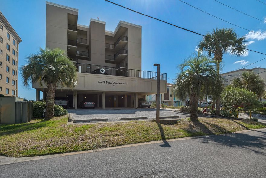 If you are dreaming of VIEWS, VIEWS, VIEWS and TOES IN THE SAND....then end unit South Beach #202 would be a dream come true. Residing directly on the Gulf of Mexico, this condo offers panoramic beach views and unique beach living in a small and exclusive complex with only 9 units...no fighting the crowds here. Well appointed, this unit is being sold fully furnished and offers a spacious floor plan with approx 1,547 sq. ft. of living space. Features a large kitchen with new stainless steel stove,microwave, refrigerator and newer stainless steel dishwasher, newer washer and dryer, a breakfast bar for additional dining space, a wet bar, a generous sized living/dining area, a master suite, a guest bedroom, a bunk/bonus room plus 2.5 baths, a laundry/storage area, 9' ceilings,