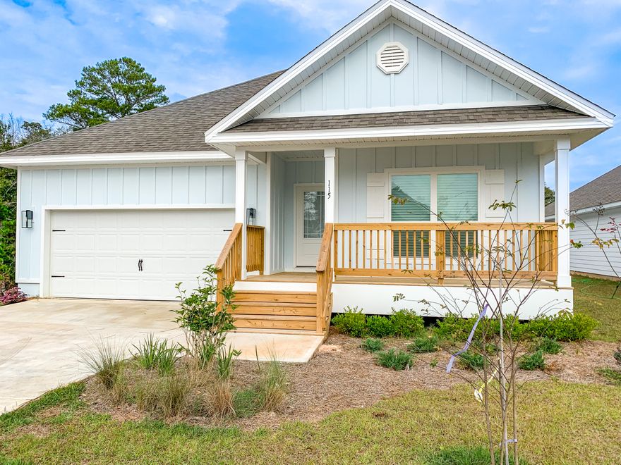 This home features 4 bedroom 2 baths and is located in the Preserve at Paradise Cove which sits just outside of the beautiful Point Washington State Park and is only a short drive from the pristine beaches of 30A, this is a smart home with all of the bells and whistles! All on one level home features stainless steel appliances, carpet, vinyl flooring. As an added bonus you can relax on the back porch and enjoy the sunsets and views over sub-division private pond.
