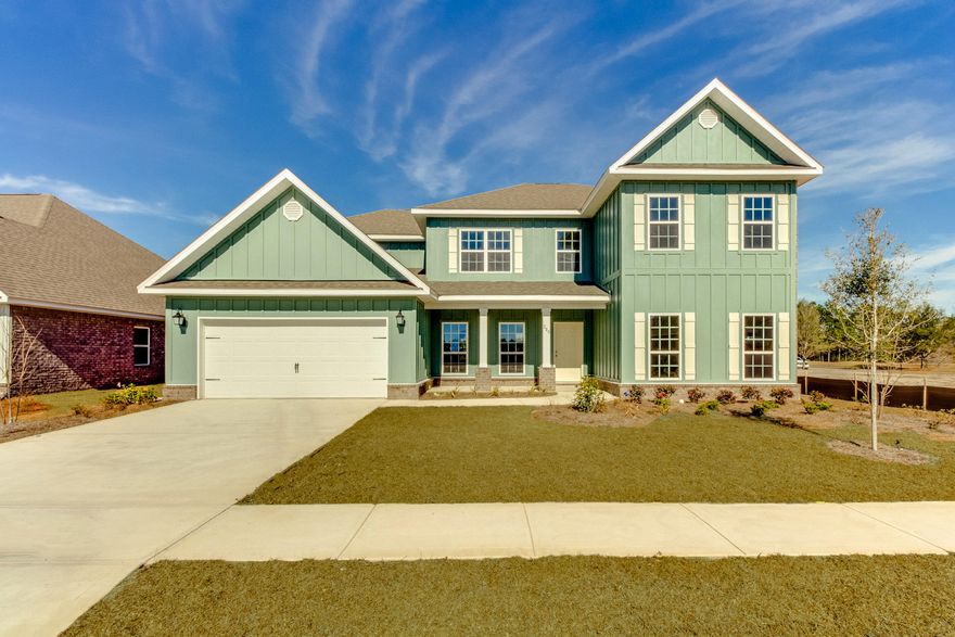 Currently under construction this Elliot plan features: 6 Bed, 4 Full Bath, plus a Formal Dining & Huge game room. Backs up to a wooded preserve. This home will INCLUDE STANDARD: Granite countertops in kitchen & baths, Stainless Steel Microwave, Stove, Dishwasher, Brushed Nickel Plumbing fixtures, 5ft Tile Shower in Master Bath, Crown Molding in entry, dining, master bedroom, EVP flooring in all common areas of the home, Gas Stub outs, Gas Hot Water Heater, Rear Gutters, Full Irrigation, & much more. HOA fees are paid quarterly,