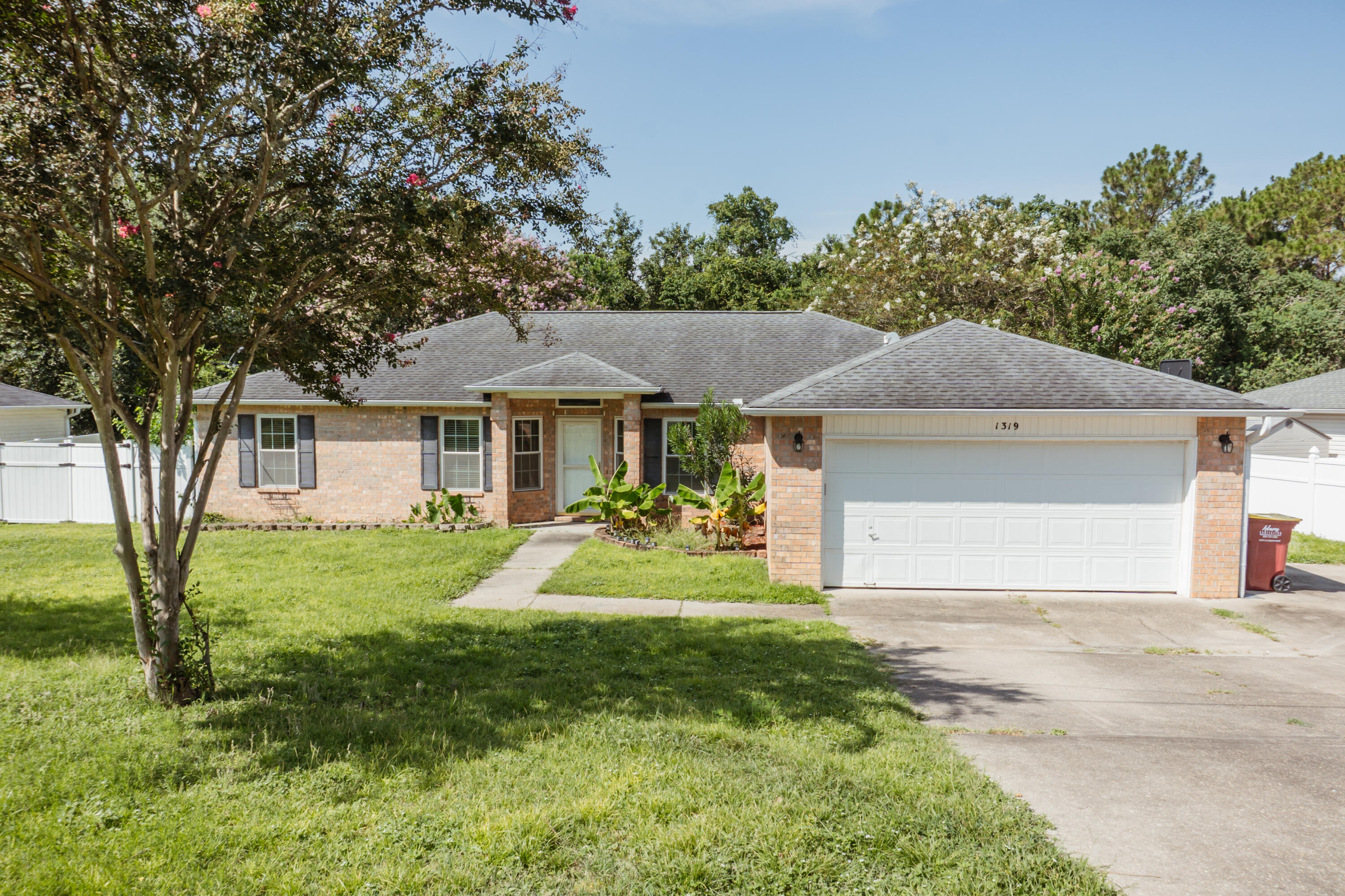 Available now and move in ready. Fantastic home with easy and convenient commute to bases, beaches and shopping. Featuring 4 bedrooms, 2 full bathrooms, 1,922 sq. ft. with a split floor plan design! Foyer & formal dining/office space invites plenty of room in this home with an additional outdoor screened room. Multi-level back yard is perfect for outdoor entertaining, pergola for an outdoor grilling space. Large yard building for storage or workshop. 2 car garage, over-sized driveway, great curb appeal and so much more. No inside smoking or vaping. Pet friendly with non-refundable pet fee. Neutral paint, open kitchen with nice appliances. This is a must see for location, space, and condition.