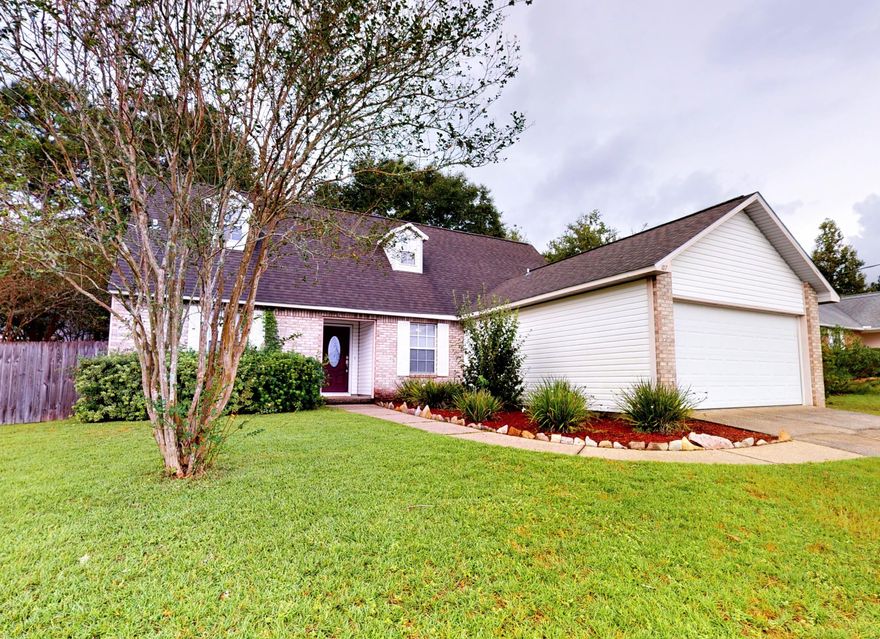 This lovely home is located in the Park Place subdivision  near I-10. Close to shopping, restaurants, medical facilities, and of course the local military bases. The South Crestview area makes it a short commute. Featuring 4 bedrooms and 3 full bathrooms there is plenty of room for all. This home has two Master bedrooms with one located on the Main floor and an additional spacious Master on the upper level, check out the recently tiled tub shower area.. Additionally the loft area on the upper level gives an opportunity to have either study area or quiet space. With a large patio off the living room you have plenty of room to unwind or for building family memories in the privacy fenced back yard. You really owe to yourself to check this home out while it is still available.