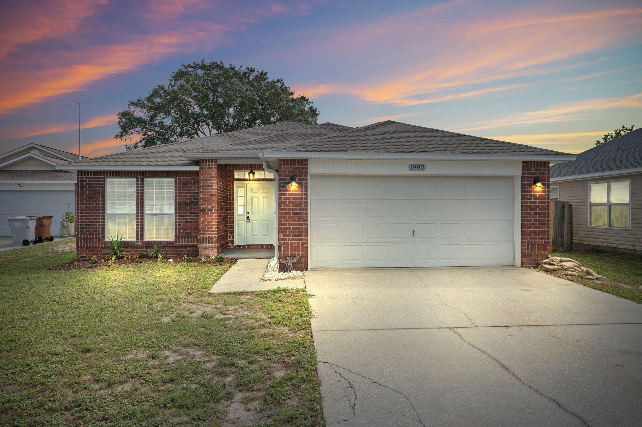 Affordable & Adorable! Move in ready home in Promise Creek. This home features a spacious layout of over 1900+ SF for your family. The kitchen has been updated with trendy fixtures, colors and newer appliances that convey. The primary bathroom had a full remodel that you will love! The walk in closet is massive as well. Private toilet room is a must have! The yard is fully fenced for the safety of your pets, and the home is located on the back side of the neighborhood away from busier roads. The roof and water heater are new and the HVAC has been maintained by the owners. Brand new double doors with built in blinds were also added to the patio area (near the breakfast nook) Covered patio for grilling and hanging out. This 3 bedroom home is a great home in Navarre under 4. COME SEE