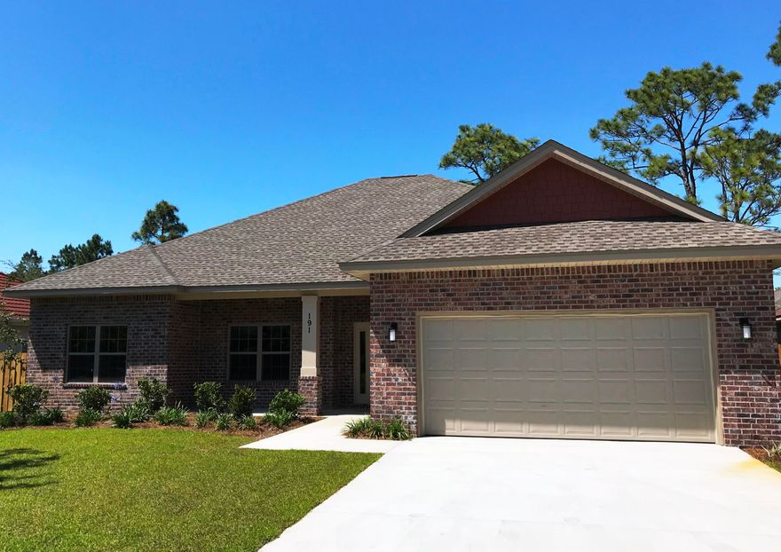 Beautiful quality 4BR/2BA home by BRW Builders.Quiet neighborhood. House is near the cul de sac.10'ceilings. Stained shaker style cabinets in kitchen. Large lanai in back. Four others to choose from in this neighborhood.