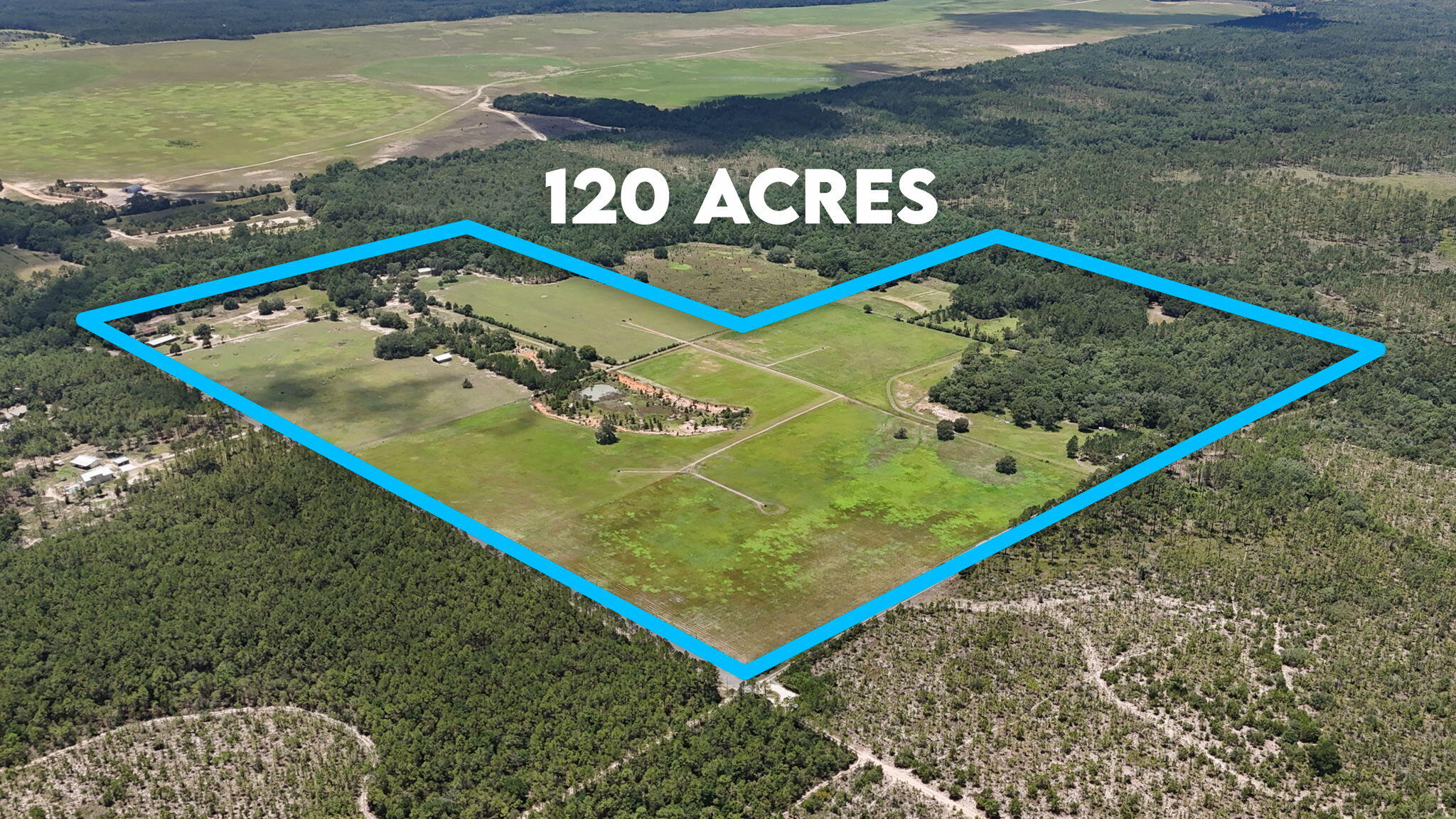 Welcome to this stunning 120-acre property just outside of Freeport, Florida, a tranquil oasis nestled in the heart of the Panhandle. This expansive land offering presents a rare opportunity to own a sizable piece of paradise, perfect for those seeking privacy, natural beauty, or possible development opportunity; all within minutes of some of the world's most beautiful beaches. Imagine building your dream home or ranch amidst the natural splendor, or utilizing the land for agriculture or recreational purposes. The possibilities are endless, and the tranquility is unmatched especially abutting Water management property and the Florida Trail. Don't miss this chance to own a true natural treasure in Northwest Florida. Call today!