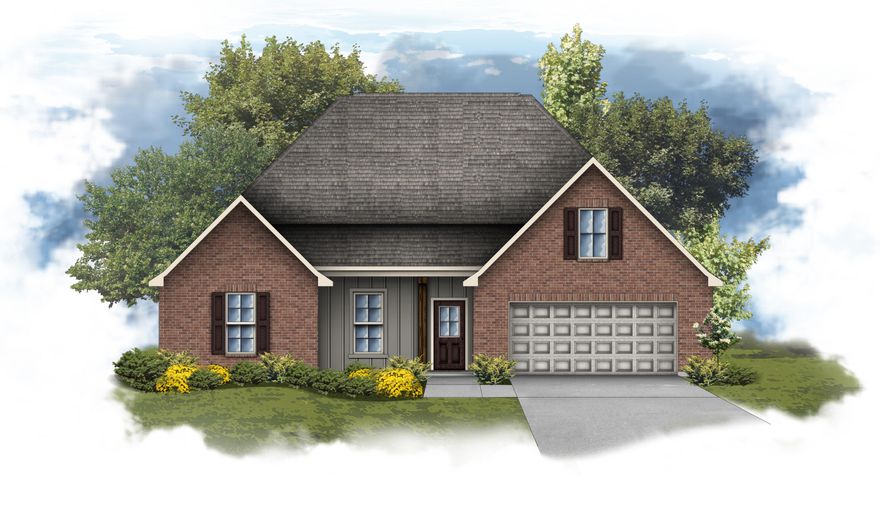 The CAMELLIA V H in Natureview community offers a 4 bedroom, 2 full bathroom, open and split design. Upgrades added (list attached). Special Features: double vanity, garden tub, separate custom tiled shower, and walk-in closet in master bath, kitchen island, walk-in pantry, boot bench in mudroom, covered porches, undermount sinks, custom kitchen backsplash, LED lighting, crown molding, ceiling fans in living and master, framed mirrors in all baths, smart connect WIFI thermostat, smoke and carbon monoxide detectors, landscaping, architectural 30-year shingles, flood lights, and more! Energy Efficient Features: water heater, electric kitchen appliance package, vinyl low E windows, and more! Energy Star Partner.