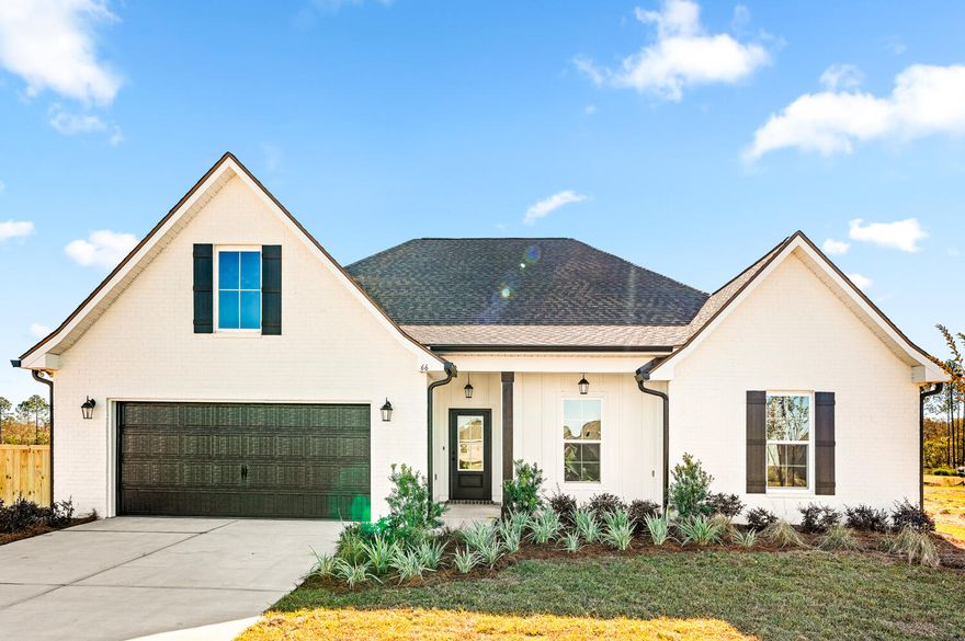 The CAMELLIA V H in Natureview community offers a 4 bedroom, 2 full bathroom, open and split design. Upgrades added (list attached). Special Features: double vanity, garden tub, separate custom tiled shower, and walk-in closet in master bath, kitchen island, walk-in pantry, boot bench in mudroom, covered porches, undermount sinks, custom kitchen backsplash, LED lighting, crown molding, ceiling fans in living and master, framed mirrors in all baths, smart connect WIFI thermostat, smoke and carbon monoxide detectors, landscaping, architectural 30-year shingles, flood lights, and more! Energy Efficient Features: water heater, electric kitchen appliance package, vinyl low E windows, and more! Energy Star Partner.