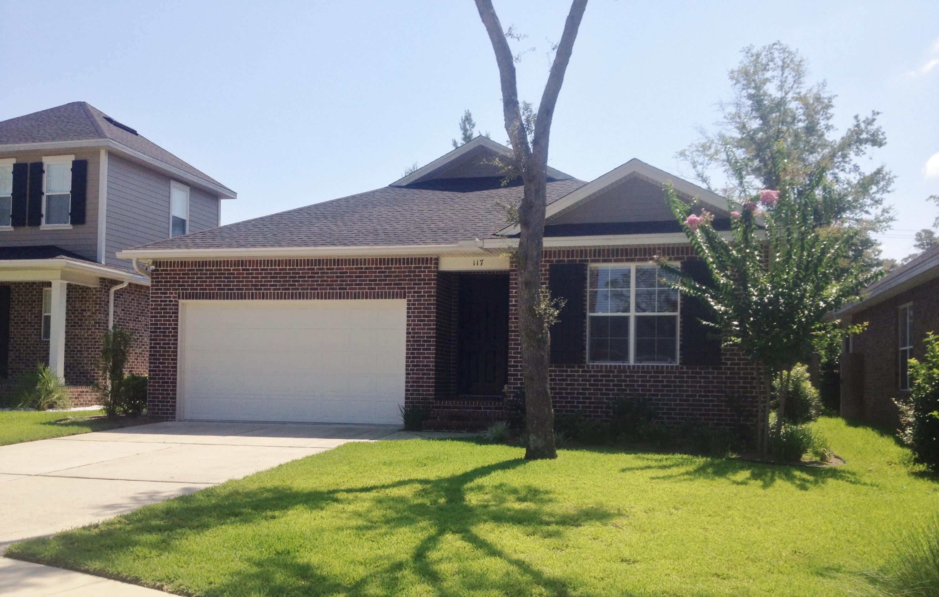 MOTIVATED SELLER! PRICE REDUCED! MOVE IN BEFORE END OF THE YEAR! Built by esteemed Huff Builder's, this home has everything you want for an affordable, low maintenance lifestyle. Gorgeous tiled floors, except in the 3 bedrooms, where you'll find frieze carpeting. Open floor plan lets the cook enjoy family and friends. Kitchen boasts granite counters, smooth top stove, built in microwave, fridge w/icemaker, pantry, and rich wood cabinets & soft close drawers. Dining area is spacious. LR offers plenty of decorating options. Custom blinds, wide base boards, 8 ft doors and crown molding are a few upgraded features you'll find. Large Mstr w/dbl vanities in Mstr bath & walk in closet. Prewired for security and surround sound. Transferrable termite bond, pull down stairs, privacy fenced