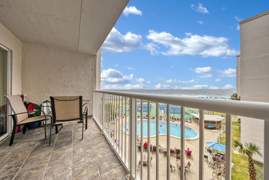 Step inside this quaint, 4th floor, 1 bedroom condo located just steps to the white sands and the Gulf of Mexico! Enjoy the beautiful beaches of Destin from this condo which has been well maintained and features hardwood in the bedroom along with tile throughout. Holiday Surf & Racquet Club has tennis courts, shuffle board, boardwalk, his and hers exercise rooms, beautiful lobby, landscaping throughout the complex and game room. Do not miss out on this fantastic rental condo!