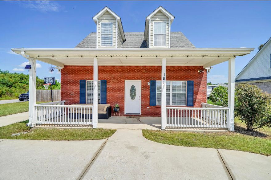 BRAND NEW ROOF(will be done prior to closing)!! NO HOA!! Adorable 3b/2b brick home  is situated on a large .33 acre corner lot with extended driveway perfect for boat or camper. Inside you will be greeted with  open floor plan, kitchen equipped with granite countertops, cherry cabinets and stainless steele appliances.  Spacious master bedroom and bath  are located on the second floor to ensure extra privacy . Two additional bedrooms and full bathroom are located on the first  floor. Brand new backdoor will lead you to your large backyard and fire pit perfect for entertaining  this fall and large enough to add a pool for the summer !! The sellers are offering a $2000.00 carpet allowance and all blinds convey with home. HVAC age 1yr /HWH age 4yr . Call today to make this home YOURS!!