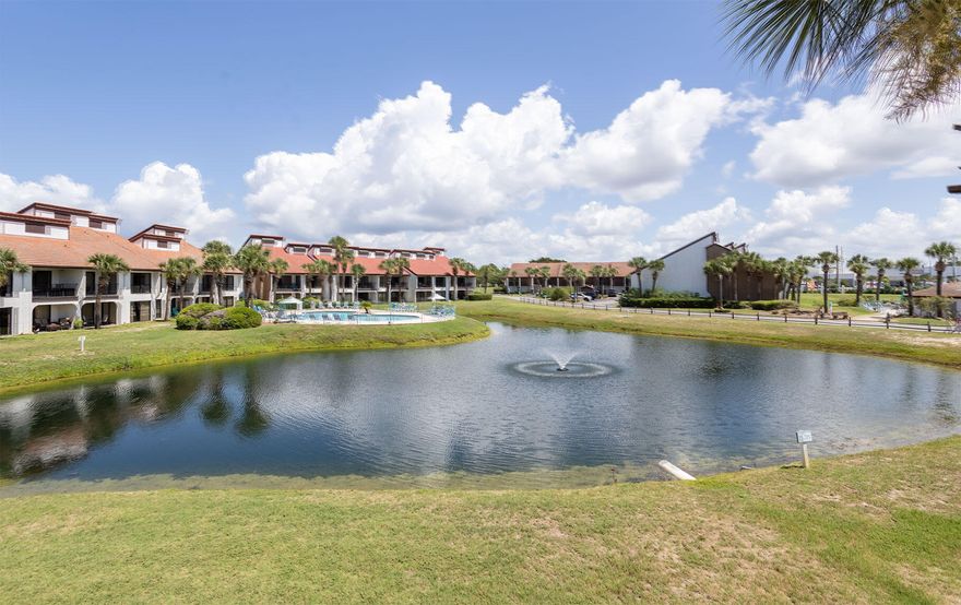 $5,000 Closing Cost Credit! This beautifully renovated 2BR/2BA, 1,254 sq ft second-floor villa in Edgewater Beach Resort is fully furnished and rental-ready--ideal for investors, second-home buyers, or beach lovers. Enjoy wide pond views with turtles, fish, and wading birds from your private balcony. Recent upgrades include a 2024 hot water heater, HVAC 2020,dishwasher 7/2023 and 2022 interior renovation. Edgewater offers 11 pools, Par-3 golf, pickleball, tennis, beachfront dining, Starbucks, and direct beach access. Located in the heart of Panama City Beach--priced to sell! -- bring your buyer today