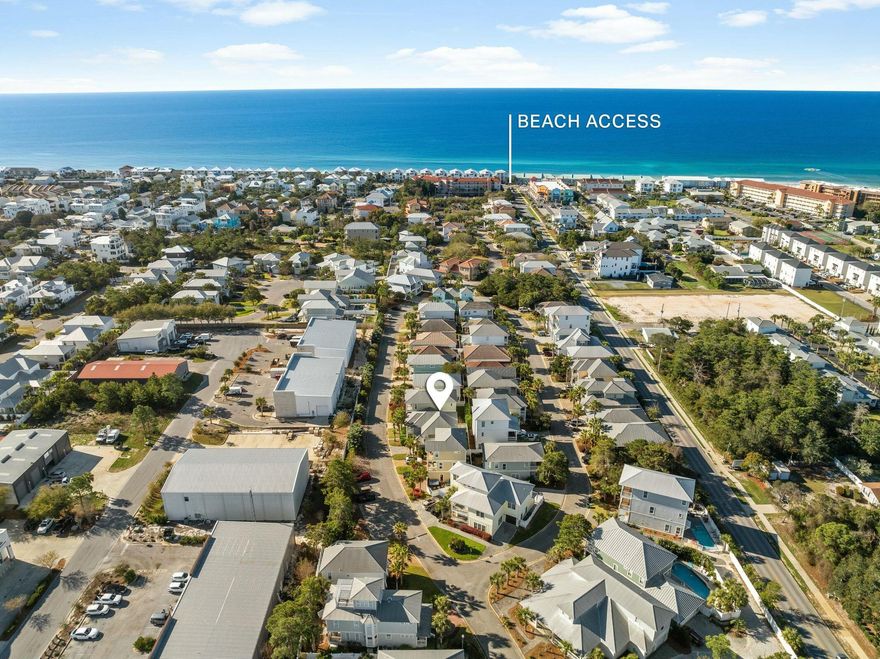 With a strong offer, the seller is open to negotiating a furniture concession, presenting an exceptional opportunity for a turnkey experience. Situated in the low density community of Emerald Waters Village, with a private beach access this well maintained beach house is attractively presented. Fully furnished and benefiting from a recent facelift, this chic beach retreat has been newly painted throughout, creating a light, fresh ambiance. The home has great curb appeal with a small lawn and a paved driveway leading to a single car garage. The covered front porch is tucked behind a green hedge, providing a private place to sit and relax. Double doors lead you directly into the open living room, which has a spacious L-shaped sitting area with tile floors. Picture yourself unwinding on the comfortable sofa, basking in the natural light that filters through the large windows, creating a warm and welcoming atmosphere. The dining area segues into the kitchen with a row of high back stools lined up at the breakfast bar. Wooden cabinetry and dark countertops are complemented by a full range of stainless steel appliances, including a French door refrigerator. A separate laundry provides additional out-of-sight storage and access to the backyard. The shady paver patio is the perfect spot to end the day with a family barbecue. There's space for dining together at the outdoor table and chairs. Four bedrooms and three full baths provide ample space for families and guests to spread out and enjoy the luxury of their own private space. The master bedroom is vast, with its own private balcony. Glass windows and French doors flood the space with natural light. The master bath is equally spacious with a single vanity, deep soaker tub and an oversized walk-in shower. Two additional king-size bedrooms are well proportioned and tastefully furnished. The fourth bedroom has ample space to accommodate a double and twin beds, making it ideal for families. Updates to the home include two newly replaced HVACs. This gated community has two neighborhood pools and is within easy walking distance to private beach access and local amenities including Publix and Starbucks. Convenient for spending time on the sugar white sands of Miramar Beach, this beach retreat is well located as a vacation home/rental. Previously rented out as a vacation rental, it grossed $62,000 in revenue last year with plenty of opportunity to increase earnings. It may also appeal as a full-time residence for families, being near by schools and local amenities. Nearby attractions include Destin Commons, live entertainment and local restaurants such as the popular Whale's Tail Beach Bar and Grill. Within easy reach of Topsail Hill Preserve State Park and Destin HarborWalk, this beach house encapsulates Miramar Beach living at its very best.