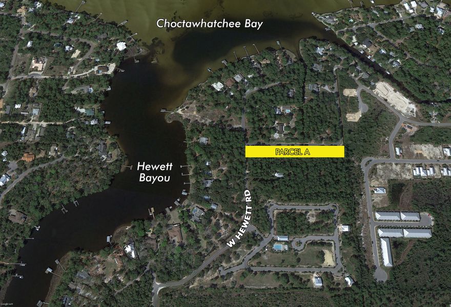 Vacant parcel on West Hewett Rd. across from the scenic Hewett Bayou in South Walton County, Florida! Subject parcel enjoys a paved road on two sides; one being +/-710' in depth, thus allowing for unique site planning options under its Neighborhood Preservation land use classification. Buyer must verify lot dimensions, any use restrictions, utilities, together with any and all other details and specifications involving the subject parcel, including, but not limited to an environmental assessment.