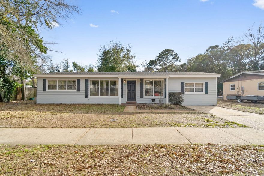 Perfectly placed in the heart of Mary Esther, this ranch style home has everything you are looking for. Being only 2 minutes from the water, 7 minutes from Hurlburt Field, and 15 minutes from Eglin AFB, every inch of it screams location! This 3 bedroom, 1.5 bathroom home includes a large den that can easily be converted to an even larger master bedroom. The roof was replaced in September 2021, as well as renovations in the laundry room, kitchen, and bathrooms that were done earlier that year. The huge backyard is a must see, along with the included shed for extra storage. Dont let this one slip away, contact me to take a look.