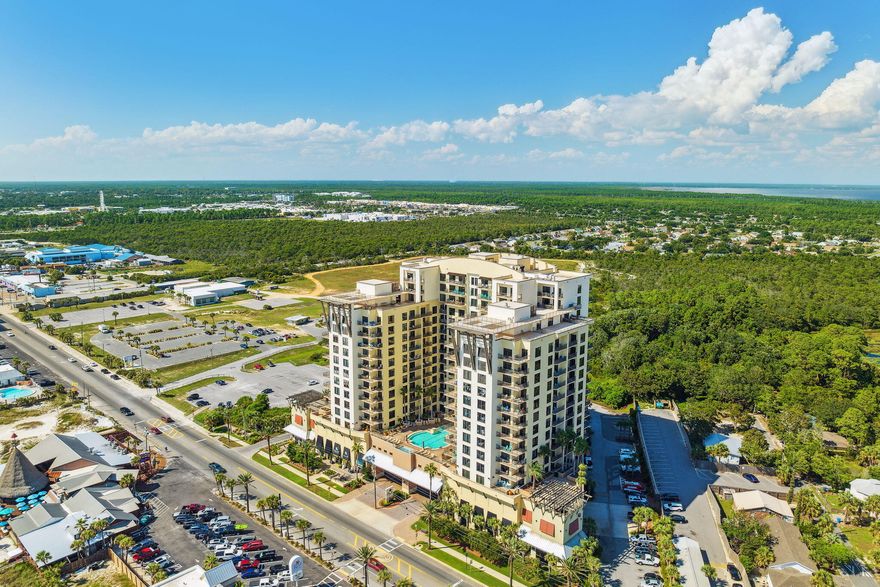 Welcome to 15100 Front Beach Road #517, a meticulously maintained and thoughtfully upgraded condominium in the heart of Panama City Beach. This stunning residence offers a blend of modern convenience and luxurious details that create a truly exceptional living space. As you step inside, you'll immediately notice the attention to detail, starting with the built-in custom cabinets in the bedroom. These cabinets not only provide ample storage but also showcase a sleek design, offering both functionality and aesthetics. The bedroom also features remote control lights on the cabinets, allowing you to effortlessly set the mood and ambiance. Breathe easy in this home with the UV air purifier integrated into the HVAC system, ensuring a clean and healthy living environment. The HVAC system itself was upgraded on 11/1/21, providing you with the latest in comfort technology. Additionally, the water heater was replaced on 3/13/21, offering reliability and efficiency. The kitchen boasts a modern and stylish look with stainless upgraded LG microwave, oven, Samsung fridge, and Maytag dishwasher - all installed in 2021. This contemporary kitchen is not only aesthetically pleasing but also equipped with top-of-the-line appliances for a seamless cooking experience with the latest in comfort technology. Under the sink you'll find a reverse osmosis water filtration system keeping your drinking water clean. For your laundry needs, enjoy the convenience of a stackable Samsung washer and dryer, installed in January 2019. The practicality of this setup maximizes space while ensuring efficiency in your daily routines. Managing your home's climate is a breeze with the new Honeywell thermostat, installed on 11/1/21. This smart thermostat allows you to control the temperature and energy usage with ease, providing both comfort and cost savings. Custom blinds add the finishing touch to this residence, offering privacy and enhancing the overall aesthetic appeal. Every detail in this home has been carefully considered and thoughtfully executed, creating a space that is as functional as it is beautiful. All lighting in the unit has been updated to LED lights adding to the upgrades in the unit. Enjoy sitting on your balcony with nature, pier park, and gulf views. You'll be able to ring in the New Year while watching the beachball drop in Pier Park. You'll also have views of the fireworks at Pier Park during the holidays. Don't miss the opportunity to make 15100 Front Beach Road #517 your new home, where luxury meets convenience in the heart of Panama City Beach. Schedule a showing today and experience the true definition of upscale coastal living.