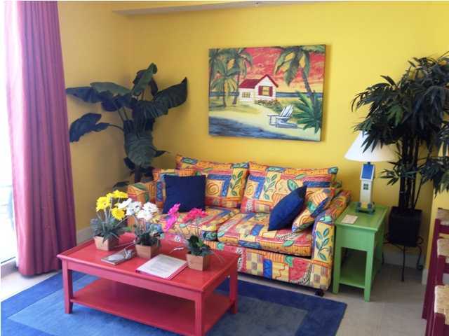 This is a furnished 1 bedroom/2 bath unit with hallway bunk beds and comes with colorful beachy decor! This is the vacation spot you have been waiting for! Tidewater may be the best opportunity for buyers on the beach! You can buy into this great location near Pier Park and the airport. Tidewater boasts a solid Homeowner's Association with low delinquencies and the goal of continued improvement of this great property. Tidewater has it all including a movie theater, heated indoor pool, coffee bar, Fitness Center with large spas overlooking the beautiful beach. Owners can enjoy the beach service when they use their units. WiFi and Cable TV are included in the dues. Rental guests love the proximity to Pier Park and all the amenities in the building. This unit comes with granite