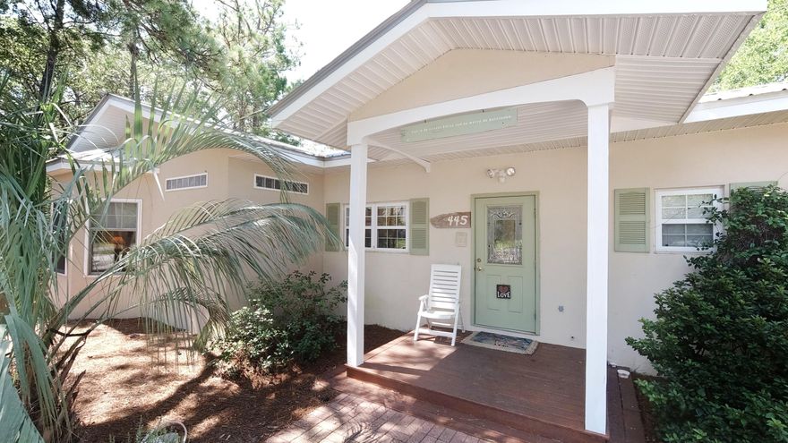 This 2bd/2ba cottage on a 1/4 acre lot is located less than 1/2 mile by boat on dredged canal to the Choctawhatchee Bay. The original home was built of reinforced concrete with metal roof, to withstand the storms. Additions and renovations have only improved the home. Emerald-green waters of the Gulf of Mexico and white sandy beaches are less than 4 miles away at Grayton Beach. The home offers a spacious living room with vaulted ceiling, allowing light to enter from 3 sides. Large open deck on back of home is great for entertaining, as is the screened porch. Bonus room can be used as additional living room or office. Launch kayaks off the back dock and paddle your way to the Bay. No active HOA fees. Enjoy the beach lifestyle from this established neighborhood in Point Washington.