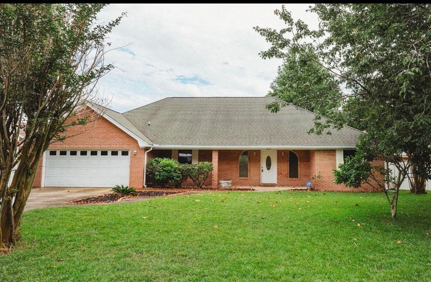 This solid brick home is situated in a premium location, the sound side of HWY 98 just minutes from shopping, the beach and Hurlburt. The large 3 bedroom home offers a great bonus room, sky lighting throughout the home and vaulted ceilings for a spacious feel. The back yard is a great gateway with mature trees and large patio. There is a brick workshop with room for any tools and crafts with electricity! The kitchen was recently renovated with new granite, sink and backsplash!