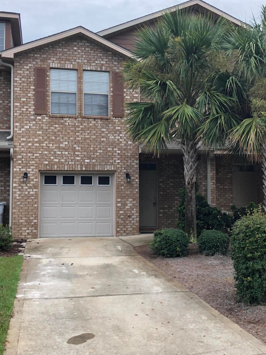 This is a great family oriented neighborhood with a community playground, pool with covered picnic area just a short walk from this home. Unit provides a functional kitchen, dining room, and living room on the first floor with a 1/2 bath. The upstairs is 3 bedrooms, laundry room and 2 full baths. The master bedroom has a walk-in closet and full bath.  The garage is finished with a garage door opener.