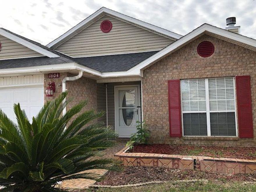 Very livable floorplan makes this a very desirable house in an excellent location.  The great room has vaulted ceilings and a fireplace.  The kitchen also has vaulted ceilings and opens to a spacious backyard with a large storage shed.  The backyard is completely privacy fenced.  The hall bath has been completely remodeled and the master bath has dual vanities.  The entire house has tile floors.  The HVAC is new, the roof is 2017. Master bedroom has a walk-in closets and the other closets are spacious.  There is a pantry closet in the kitchen.