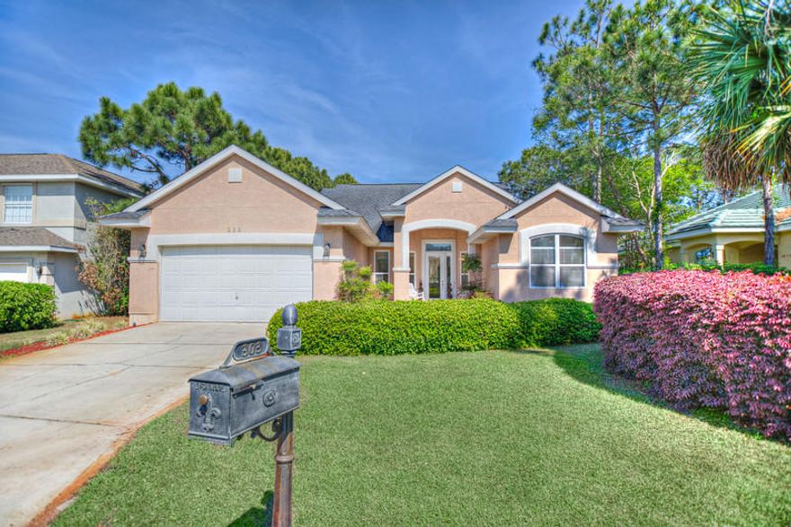 Custom 4 BR, 3.5 bath home with 2 living areas and a large office with hardwood floors. Outdoor living area includes heated pool, Jacuzzi, and waterfall. All in gated neighborhood of Emerald Lakes.