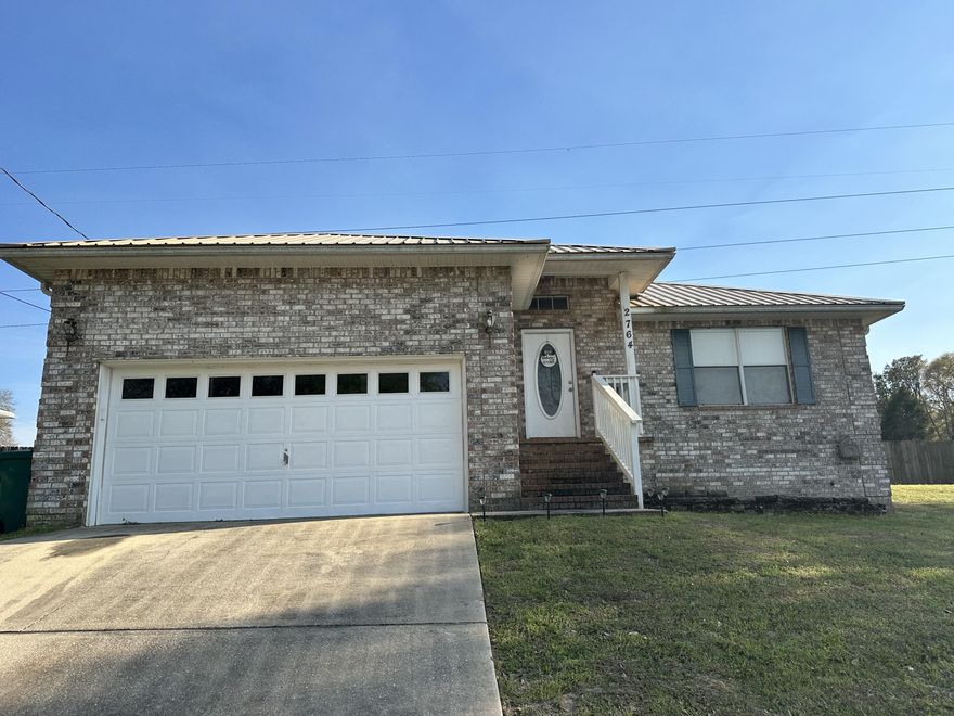 Beautiful 1649 sqft contemporary open floor plan. All flooring has been replaced with Luxury Vinyl Plank. 3 very spacious bedrooms. Large Primary Bathroom with walk in closet and double vanity sinks. Nice and open 0.26+/- Acre lot with lots of room for hosting gatherings, kids playtime, pets and more! Fire pit and patio added out in the fenced in backyard! LOCATION LOCATION! South of I-10 with quick and easy access to HWY 85. An excellent location for a military family. Schools and shopping are within minutes. Beautiful Emerald Coast Beaches only 33 miles!