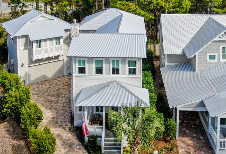 Charming coastal chalet found in the heart of Seagrove beach showcasing high-end fixtures and luxury finishes. Located in the Cottages at Eastern Lake, 30A Playalinda Court boasts  5 bedrooms, 5 full bathrooms and 1 half bathroom. Offered fully furnished, features of the home include a separate private carriage house with full kitchen; chef's kitchen with stainless steel appliances, gas range, hood vent, large fridge and separate beverage center; white-oak flooring; spacious living room with gas fireplace; a private elevator; and high ceilings throughout. The well-thought-out floor plan is characterized by the large bedroom suites, a custom bunk room and tons of additional outdoor living spaces. The Cottages at Eastern Lake amenities include a large private community pool, pool showers, bathrooms, overflow parking and brick paver streets. Beach access is located a quick walk away at the Walton Dunes Beach Access. This home is situated less then 3.5 miles from Seaside and 2 miles from The Hub. Shopping, dining and entertainment are a quick bike ride away! Homes of this caliber are rarely available on 30A at this price point! Offering great rental income potential, this villa makes for the perfect second home, investment property or permanent residence.