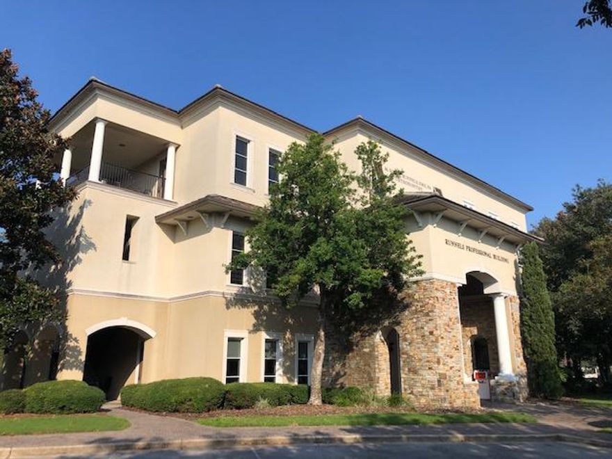 High End Office space located on the 2nd Floor of the Runnels Professional Building located at Kelly Plantation. This 3-story building is occupied with many other professions giving wonderful synergy to those around. The building's tenants include Orthodontists, FinancialAdvisors, Attorneys, Title Company, Developer, Accountant & Insurance company. Ste. A on the 2nd Floor is 2200 SF total. This spaceincludes a really nice reception area with built-in desk just off the elevator foyer. There are 6 offices, 1 large conference room with access to the covered rear patio, kitchen / break area as well as tremendous built-in cabinetry in several offices. There are common area restroomsshared with the adjacent tenant in Ste. 200B.