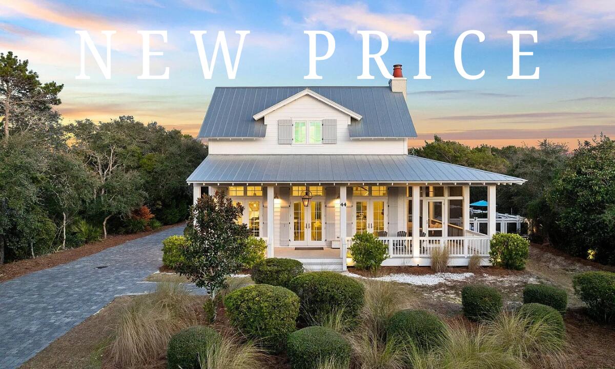 Welcome to a luxurious coastal residence, positioned just a stone's throw from the beach and a short distance from Alys Beach, Seacrest Beach & Rosemary Beach. This elite 30A getaway can be a lucrative investment property with rental projections at $300K and cash on cash return projections at 5% annually. Step inside to discover a meticulously curated interior where the dream kitchen showcases inset cabinetry along with Wolf & Sub-Zero appliances. Boasting quartz countertops, the large island is the perfect gathering space in the kitchen. The living room has been exquisitely designed with a gas fireplace & opulent furnishings. The screened-in porch features comfortables spaces for outdoor dining & lounging. Overlooking the pool, the outdoor kitchen has been fully equipped with a gas grill, refrigerator & sink. The backyard is an absolute oasis with its oversized heated private pool, bubbling spa & artificial turf yard. Additionally, the property has a two car garage and 140ft driveway. The charming home features six bedrooms, each offering a tranquil retreat at the end of the day. The main house offers living spaces on the first and second levels. The carriage house has been superbly designed with a full kitchen, roomy living/dining areas & long porch overlooking the pool. The home conveys fully-furnished and rental-ready. Capture your unparalleled coastal experience at 44 Seacrest Drive today!