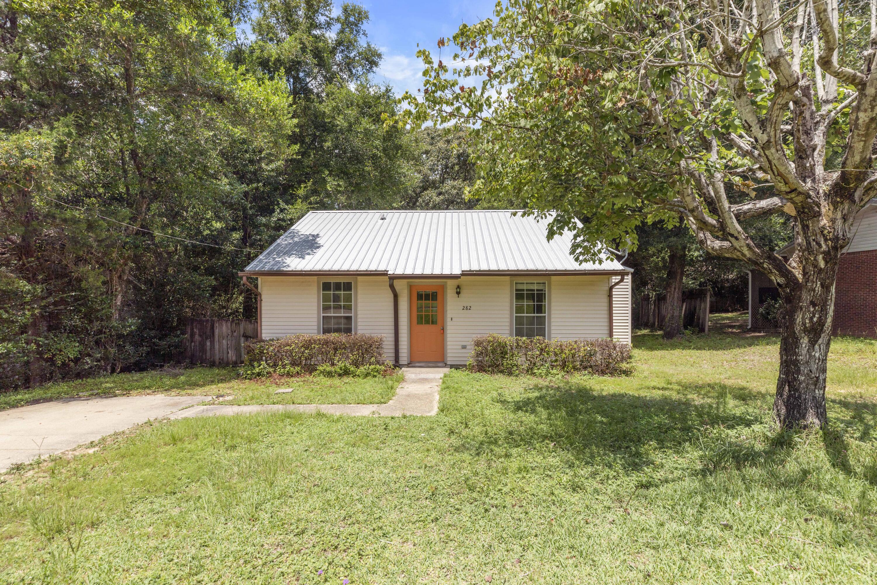 Available in October.... 2 Bed 1 Bath, Florida Cottage home. Please contact our office with inquiries at (850) 974-1394. Apply directly on our website https://www.onefamilypropertyservices.com/available-homes.Updated bathroom, hard floors throughout, carpet in bedrooms. Open concept. Massive back yard with screened in porch/patio. AS IS Washer and dryer included.NO smoking & NO cats allowed due to medical allergy. 600 minimum FICO credit score required, in addition to meeting rental criteria.** Fees Required once an application is approved include, but may not be limited to: Security Deposit, Non-Refundable Fees (cleaning and rekey), $20 Certified Mail Fee, and Pet Fees (when applicable).