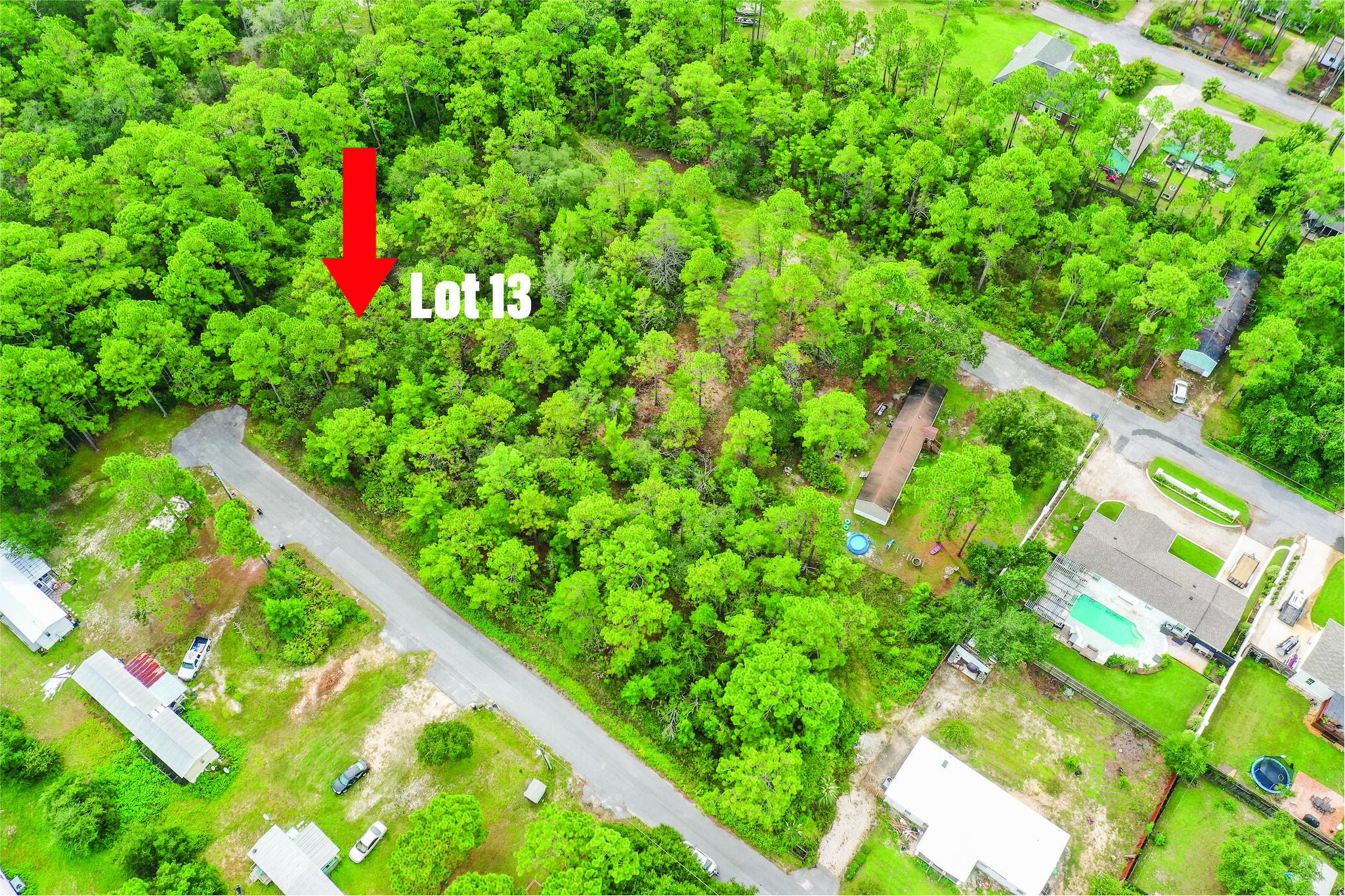 Elizabeth Farms Lot 13 is a GREAT parcel in a PRIME LOCATION in Santa Rosa Beach! Just minutes to the beach, shopping, restaurants and great schools. Three adjoining lots, 10, 11 & 12, are also available for the same price each.