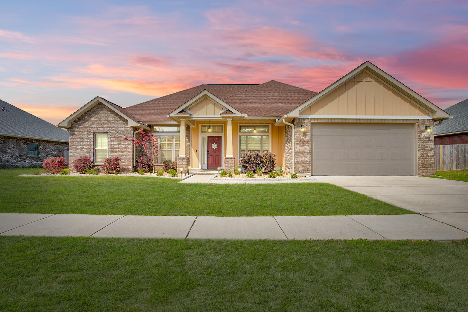 **SOOO MUCH ROOM*** If space, style, and comfort are at the top of your wish list, this is the home for you! With BRAND-NEW flooring and an expansive layout, this stunning 4-bed, 3-bath home has all the room you need--and then some! The gourmet kitchen is a chef's dream, featuring gleaming GRANITE countertops, rich maple cabinets, and STAINLESS STEEL appliances. The HUGE living room flows effortlessly into the Great Room, offering endless possibilities for entertaining, relaxing, or making memories. A private hallway leads to a secluded bedroom and bath, ideal for guests/ multi-generational living. The primary suite boasts a fully TILED shower separate from the SOAKING tub, a DOUBLE vanity and two walk-in closets Outside, the EXPANSIVE backyard is is ready for summer BBQs and family FUN!