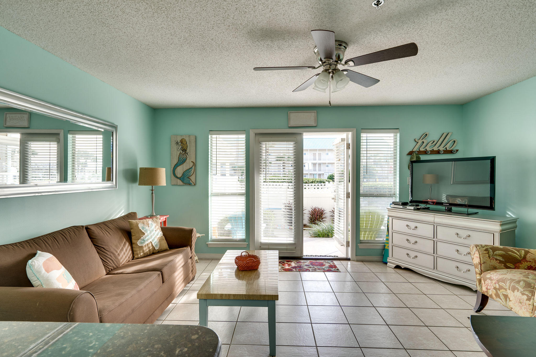 HUGE REDUCTION! Motivated Seller. Bring your buyers to see the lowest priced unit in Grand Caribbean West. The unit is beautifully renovated. Located in Crystal Beach and directly across the street from the Gulf. With a nice size bedroom, a sleeper sofa and bunk beds in the hallway, this condo sleeps six comfortably. This bright and sunny unit is sold fully furnished and rental ready. The unit is conveniently located next to the pool and steps from the beach. The complex is surrounded by world class restaurants, shopping, golf, and water sports and is just down the road from Destin Commons and halfway between main Destin and Hwy 30A. All measurements to be verified by buyer.