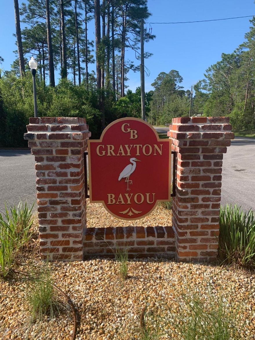 TAP FEES PAID! Grayton Bayou is located in historic Point Washington in South Walton. This neighborhood offers a boat launch, a bay park, a community pool, and is surrounded by the Point Washington State Forest. No build out time. All measures/info/contacts are believed to be correct but should be verified by the buyer.