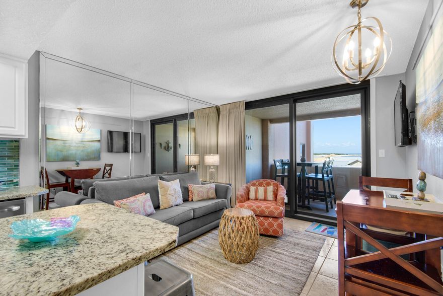 Welcome to Jetty East 404A.  This gulf front condo offers all of what has made Destin the premier beach destination for generations of families.From the front door the emerald green waters and sugar white beaches are 30 yards away!  Take advantage of this prime location which boasts both beach and harbor amenities. Walk the short distance to the famed sugar white sand beach or take the water taxi to one of the many famous Destin restaurants.  Or go to the harbor and charter a fishing yacht in ''the worlds luckiest fishing village''!  All of this while never moving your car.The unit itself has high end finishes and comes turn key ready for rental or personal use.  The night time views of the harbor are spectacular!  Come see 404A for yourself!