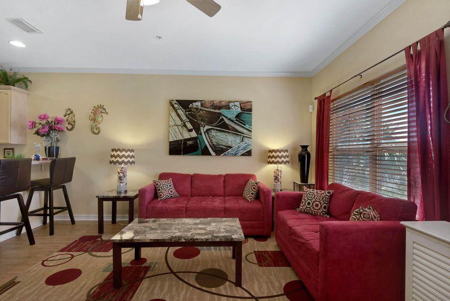 Come see this AMAZING 4 BDR 4 BA town home that's being sold turn-key ready (all furnishing convey)& just a few feet away from the sugar white sand beaches of the emerald coast. This is perfect as a primary residence, second home or investment property that has excellent income potential. This town home is perfectly located in the center of Scenic Gulf Drive, and has quality elements such as stainless-steal appliances, wood flooring throughout and even crown molding. Brand new bed mattresses, completely repainted and a new Bryant Coastal exterior A/C condenser and fan motor. There are plenty of great restaurants, shopping and entertainment in the immediate area. Deeded beach access is easily accessible right across the street. Want to be close to the beach? Make this home yours today!