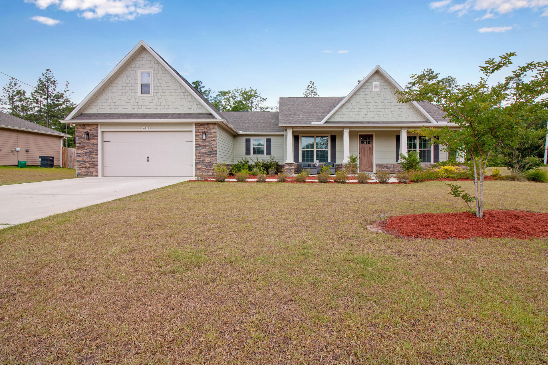 Welcome Home to this 4 bedroom with a Bonus Room! This home built in 2018 was the builders model and has been continually upgraded so it is better than New! It boasts many upgrades to include; an Electric Fireplace with Stone Surround and Reclaimed Mantle, Granite in the Kitchen, Tile Mosaic Back Splash, Stainless Appliances, Window Blinds and a large Fenced Back Yard! This open split floor plan was designed for entertaining and ensures that everyone has their own space. The bonus room makes and excellent media room, private office, guest space, play room etc. The options are limitless. This floor plan lives large and you will appreciate all of the indulgent features like the huge master bath with separate tub and shower and amazing storage. Make an appointment to see it today!