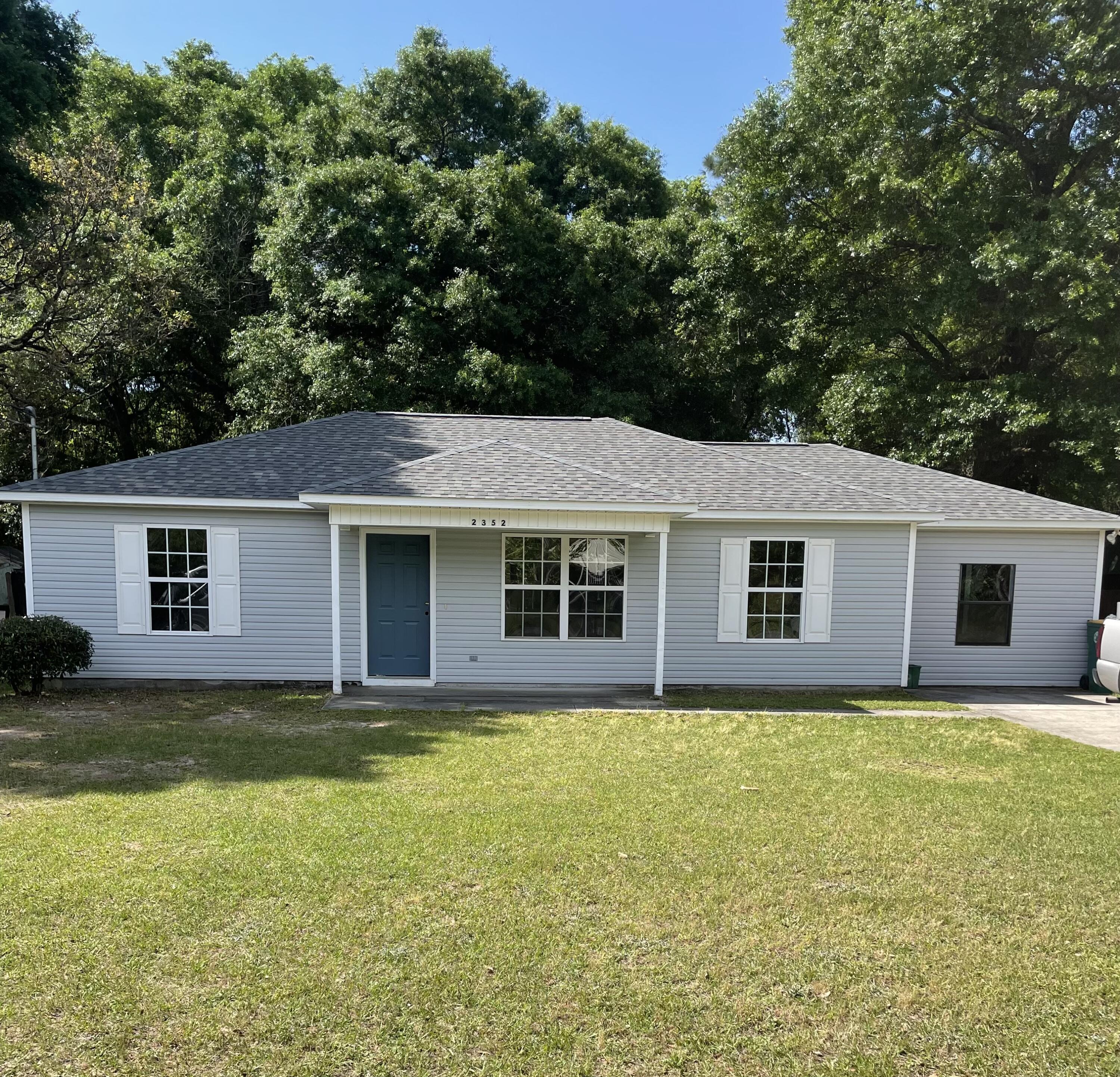 Welcome home to this newly renovated 3 bedroom 2 bath home centrally located in Crestview, FL. This home has had all the upgrades you need for your family to move in and enjoy it with family and friends immediately. All new LVP flooring through-out the entire home was just installed. The kitchen was completely remodeled with white shaker cabinets, all new stainless steel appliances, and granite counter tops. Upon entering the home you will be in a large living room. French doors that open to a nice backyard are showcased from your dining room area. The galley style kitchen flows between the dining room and another family room on the opposite of the kitchen. This is ideal for a second hang out space or an office. The split floorpan has the master bedroom with a large walk in closet on