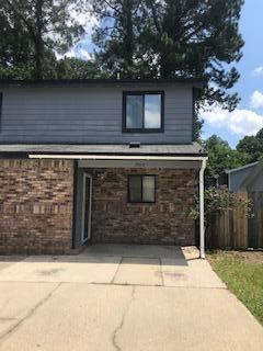 Great townhome with a fenced in back yard. New paint and new carpet throughout. 2 bedrooms upstairs with a bath. Kitchen, dining/living room with a 1/2 bath and a utility room on the first floor. Sliding glass door leads out to your fenced in patio. This townhome is close to both bases and the hospital. No Association. Yard building sold as is