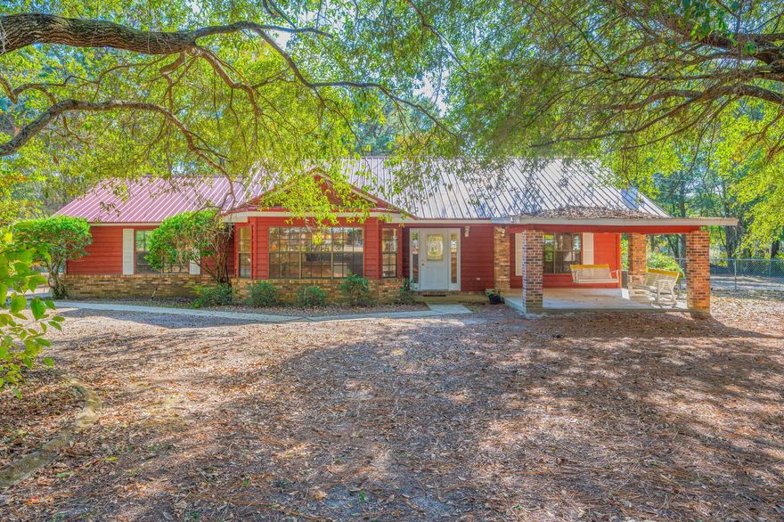 Sitting on a full acre, this 3-bedroom, 2-bath home offers plenty of room to live and grow. Inside, you'll find two separate living spaces plus a flex room that works beautifully as a playroom, home office, workout space, or whatever best fits your lifestyle.Enjoy added peace of mind with a new roof in 2021 and an HVAC system believed to have been replaced within the last 4-5 years. The interior provides a solid foundation and layout--just waiting for the next owner to bring their own style and finishing touches.Outside, the expansive yard offers privacy, space for gardening, pets, or outdoor gatherings, and that quiet, country feel--while still being conveniently located close to local military bases, shopping, dining, and the Gulf Coast beaches.If you've been looking for room to stretch out and a home you can truly make your own, this is the one.